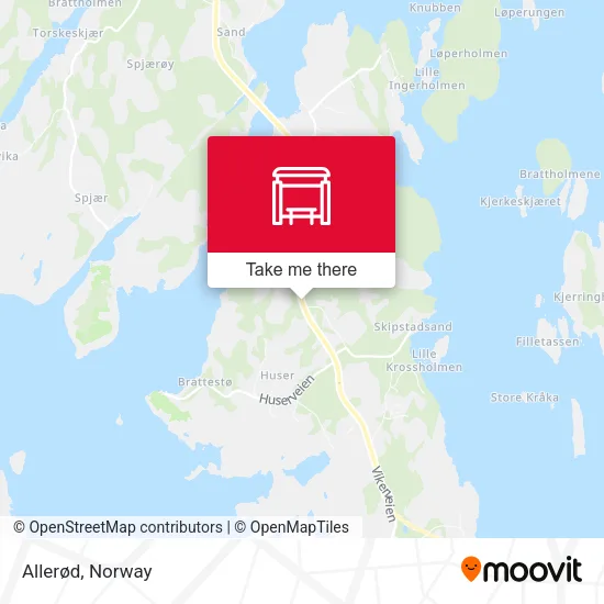 Allerød map