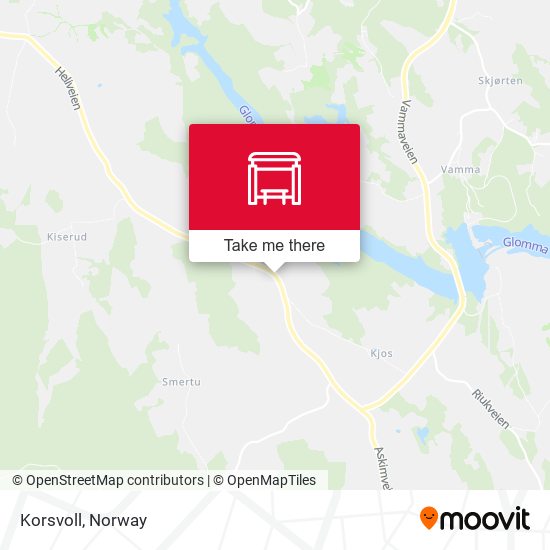 Korsvoll map