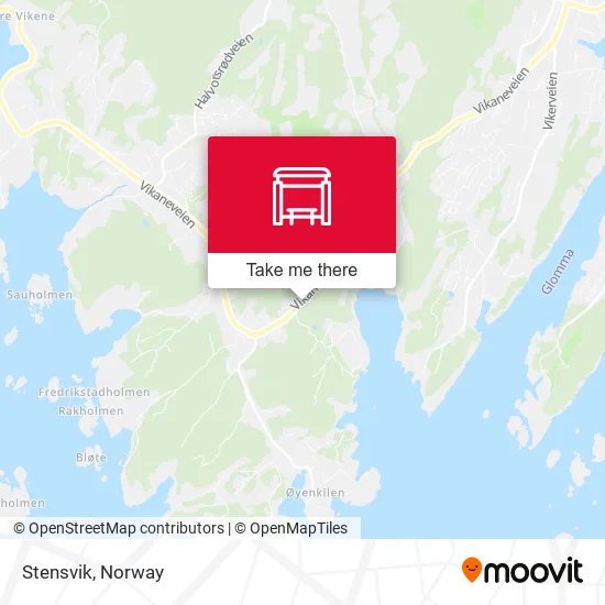 Stensvik map