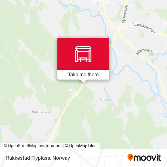 Rakkestad Flyplass map