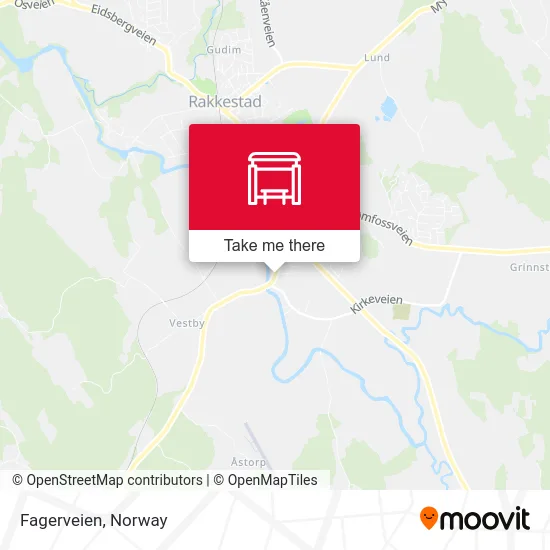 Fagerveien map