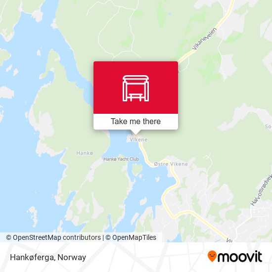 Hankøferga map