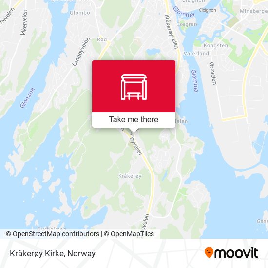 Kråkerøy Kirke map