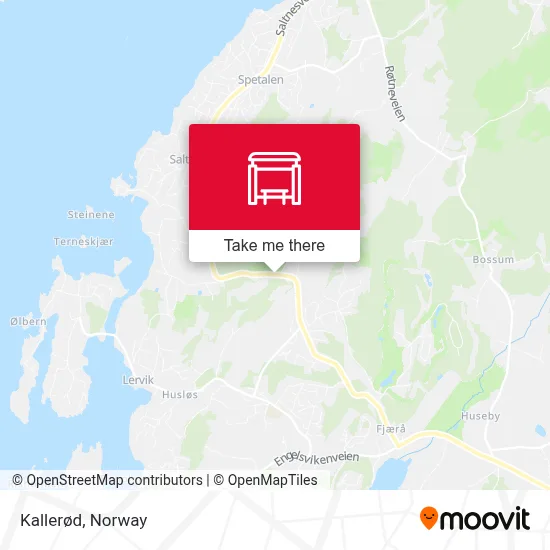 Kallerød map