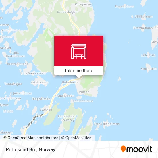 Puttesund Bru map