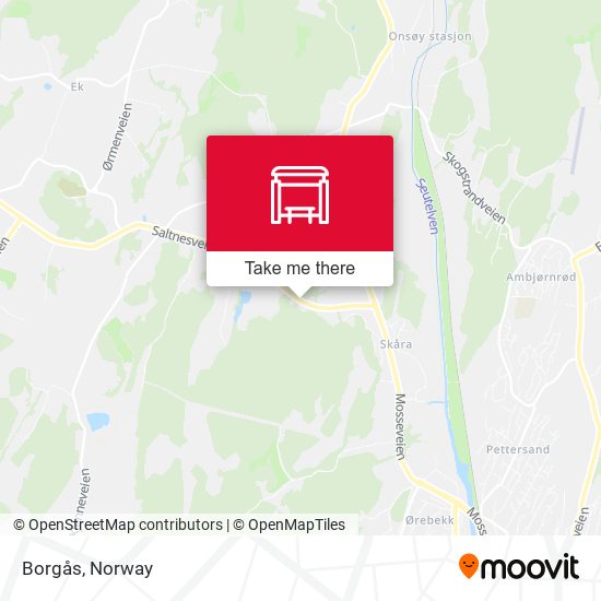 Borgås map