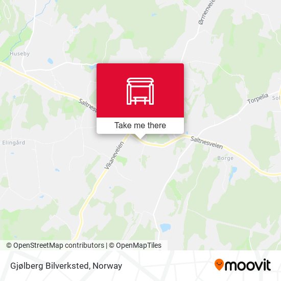 Gjølberg Bilverksted map