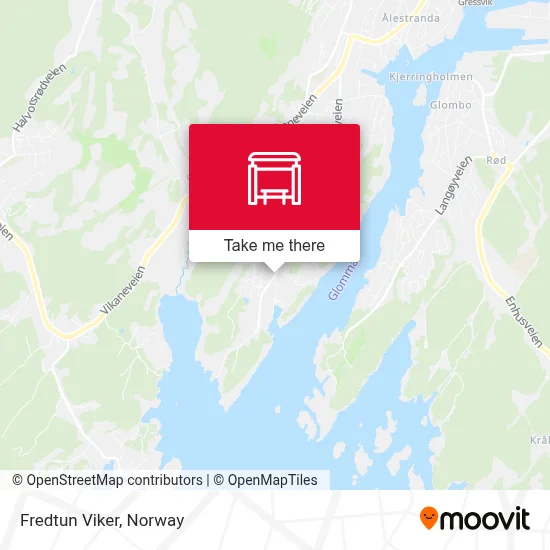 Fredtun Viker map