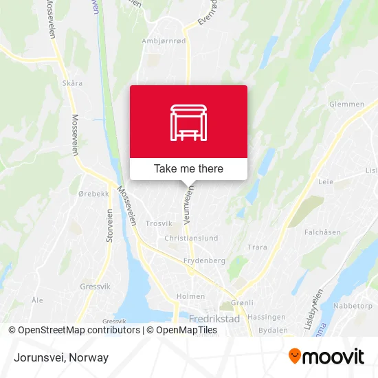 Jorunsvei map