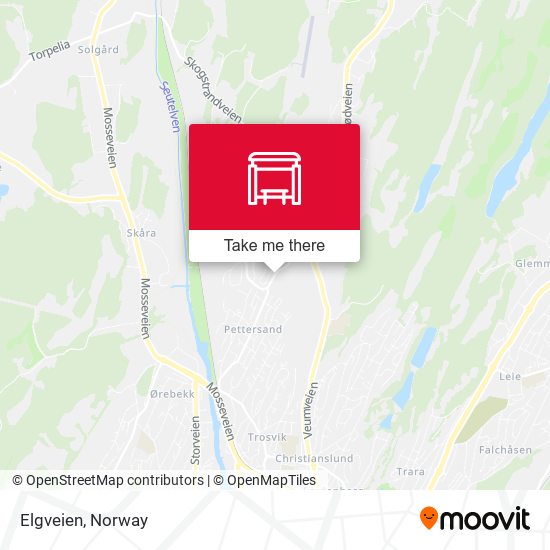 Elgveien map