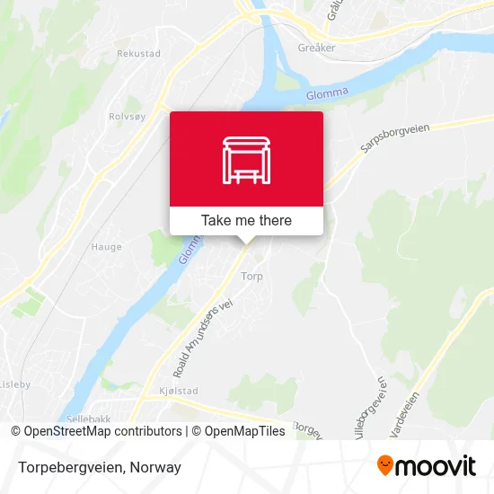 Torpebergveien map