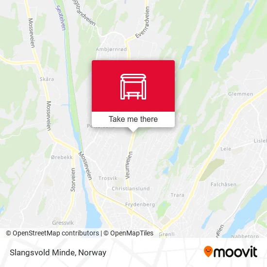 Slangsvold Minde map