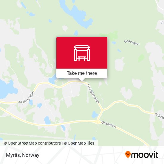 Myrås map