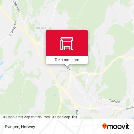 Svingen map