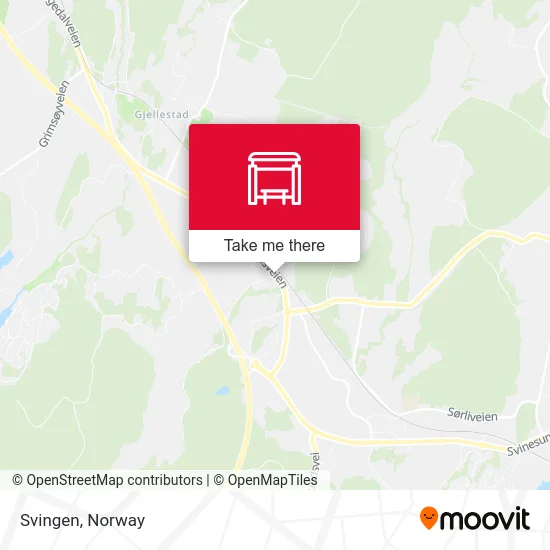 Svingen map