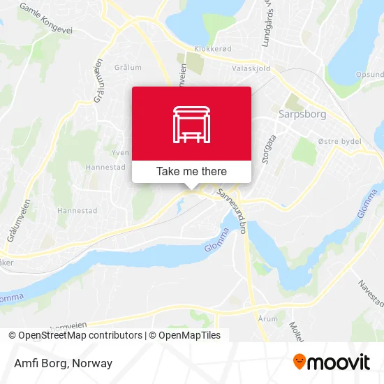 Amfi Borg map