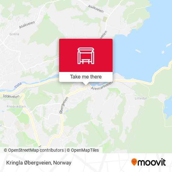 Kringla Øbergveien map