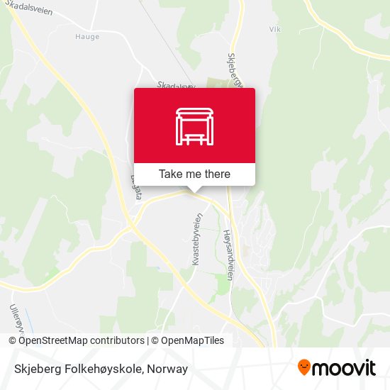 Skjeberg Folkehøyskole map