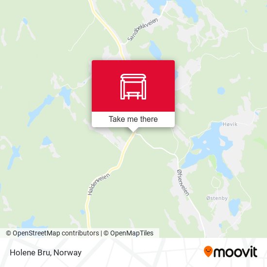 Holene Bru map