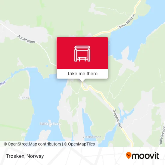 Trøsken map