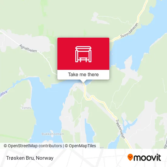 Trøsken Bru map