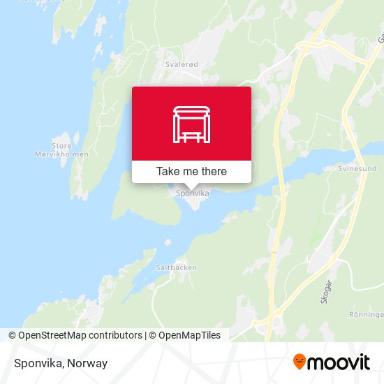 Sponvika map