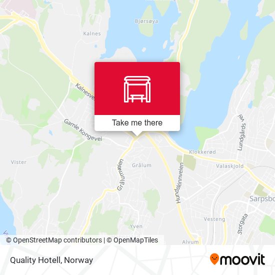 Quality Hotell map