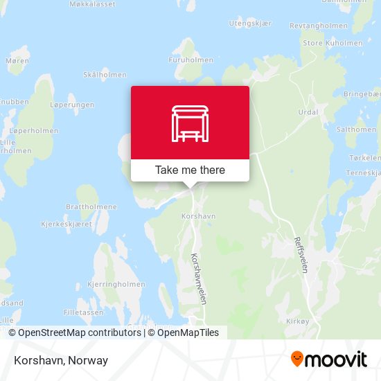 Korshavn map