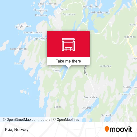 Røa map