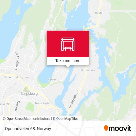 Opsundveien 68 map