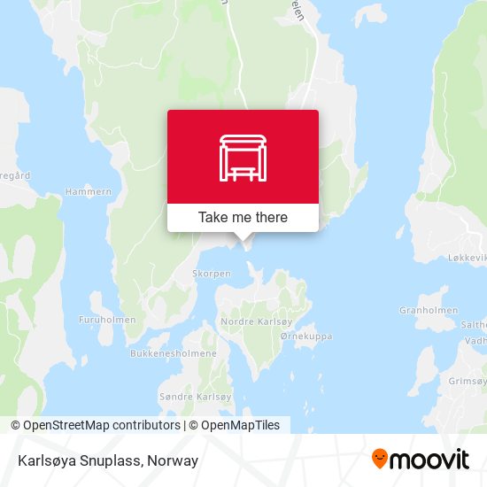 Karlsøya Snuplass map