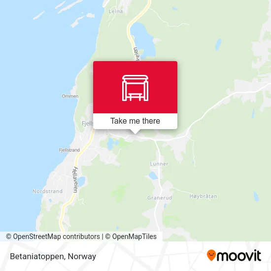 Betaniatoppen map