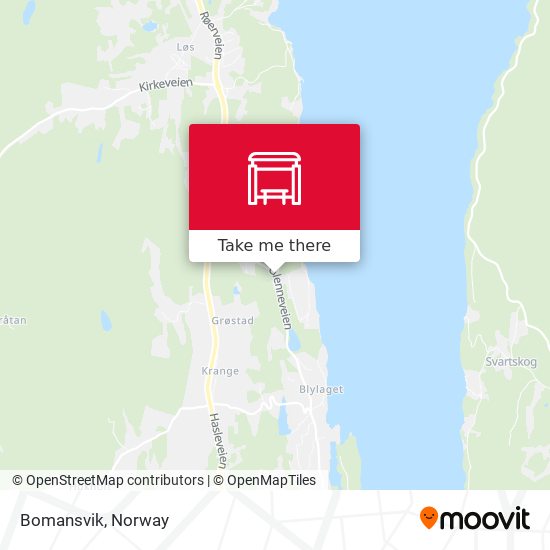 Bomansvik map