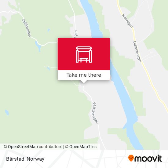 Bårstad map