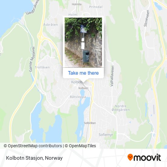 Kolbotn Stasjon map