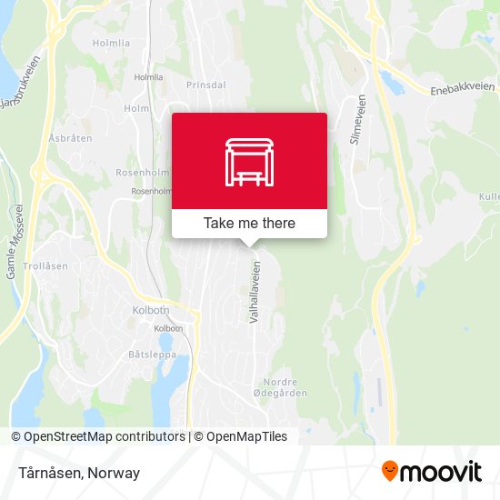 Tårnåsen map