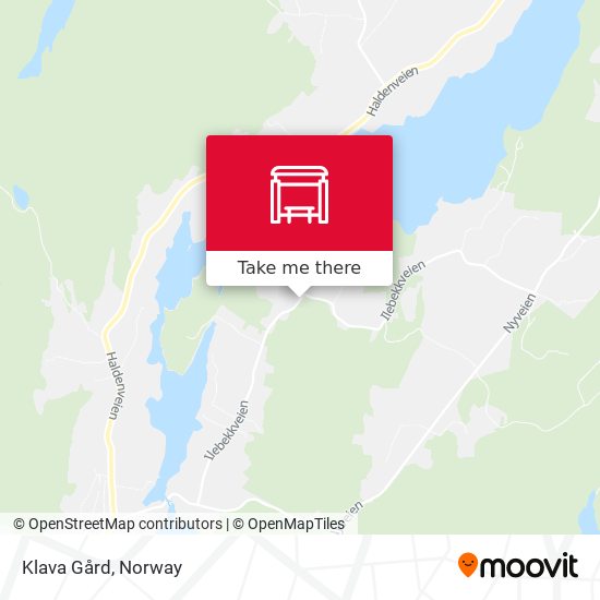 Klava Gård map