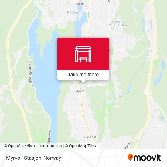Myrvoll Stasjon map