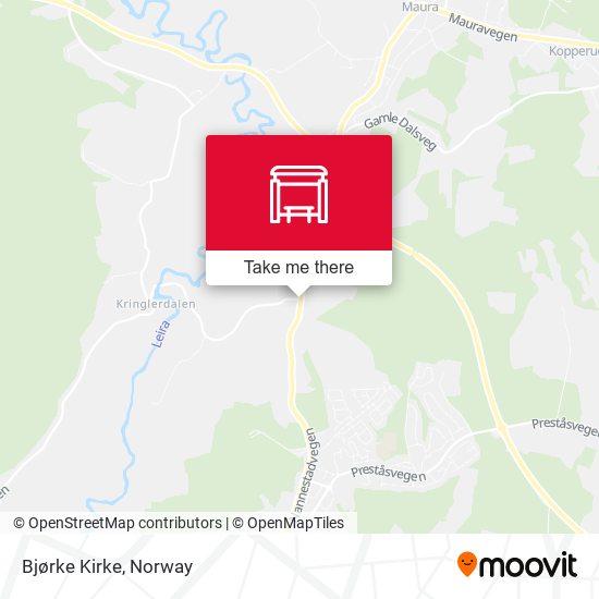 Bjørke Kirke map