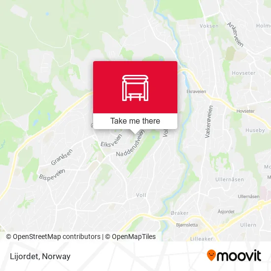 Lijordet map