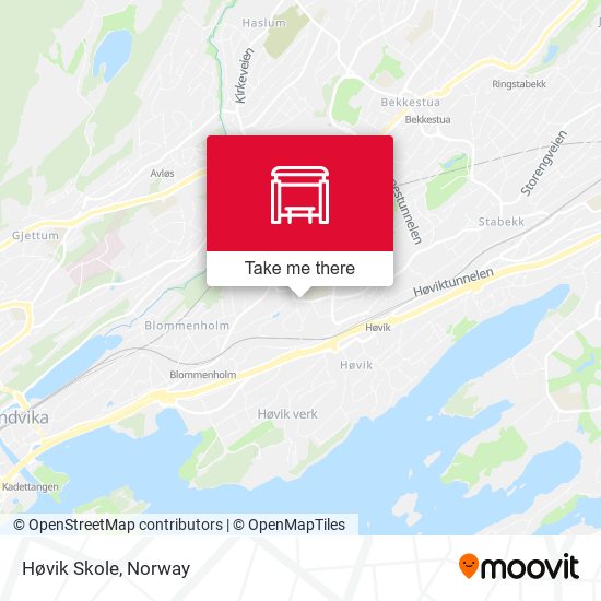 Høvik Skole map