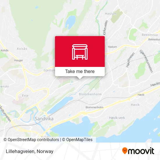 Lillehagveien map