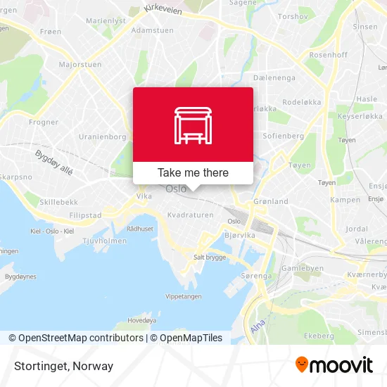 Stortinget map