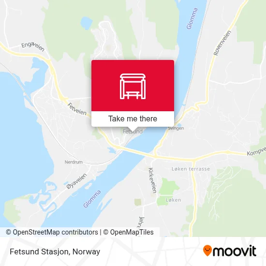 Fetsund Stasjon map