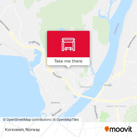 Korsveien map