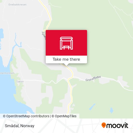 Smådal map