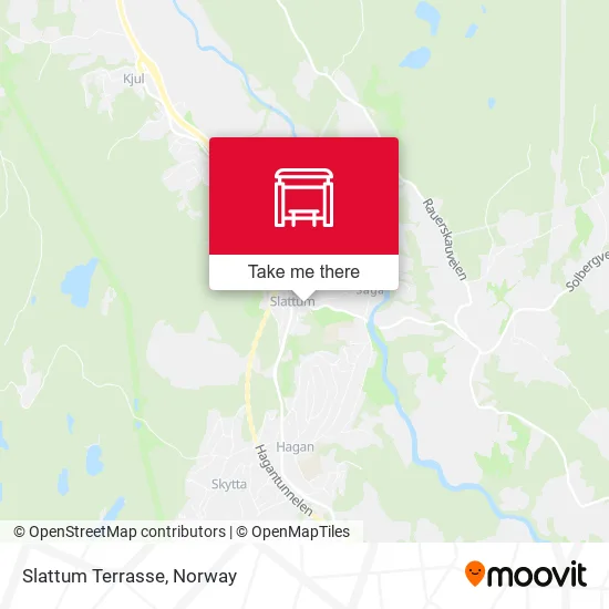 Slattum Terrasse map