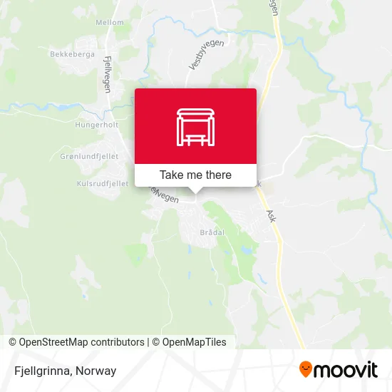 Fjellgrinna map