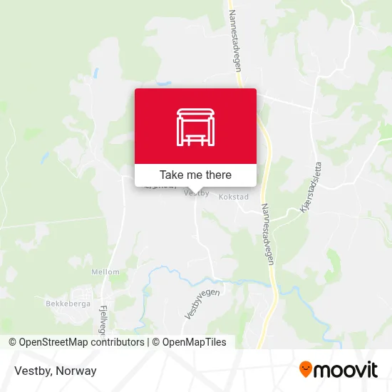 Vestby map