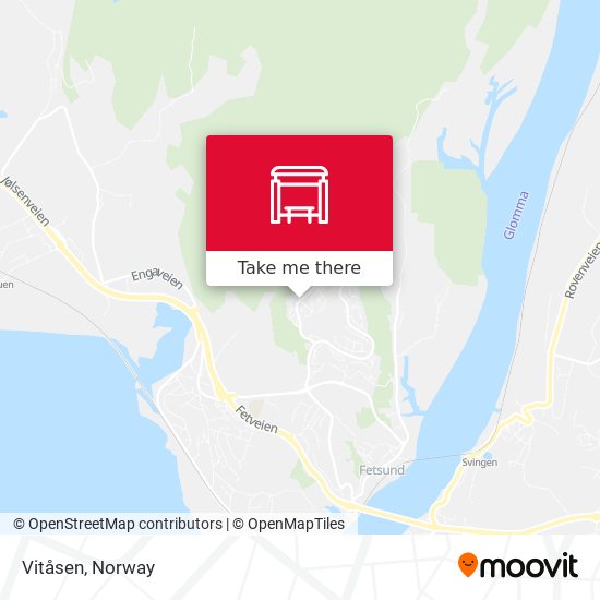 Vitåsen map